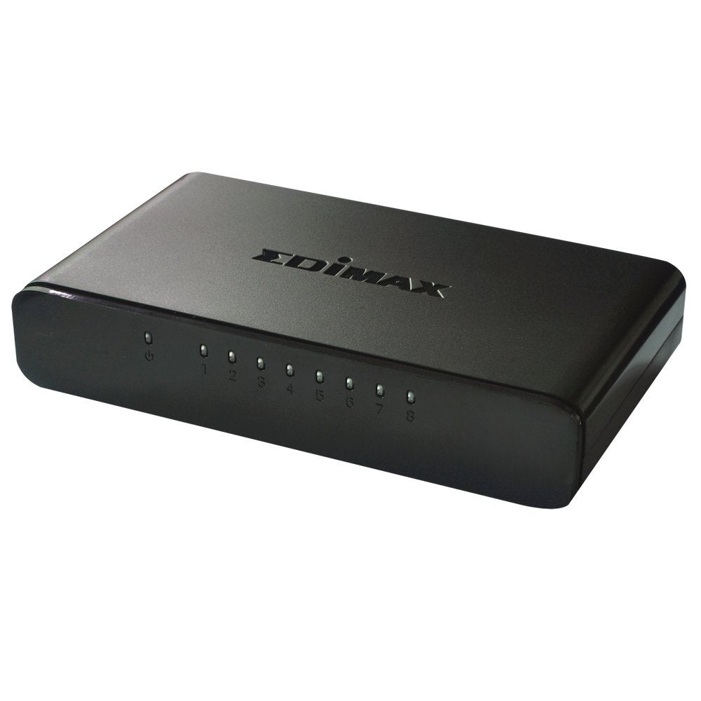Edimax ES-3308P 8-Port Fast Ethernet Switch | Compact Network Hub