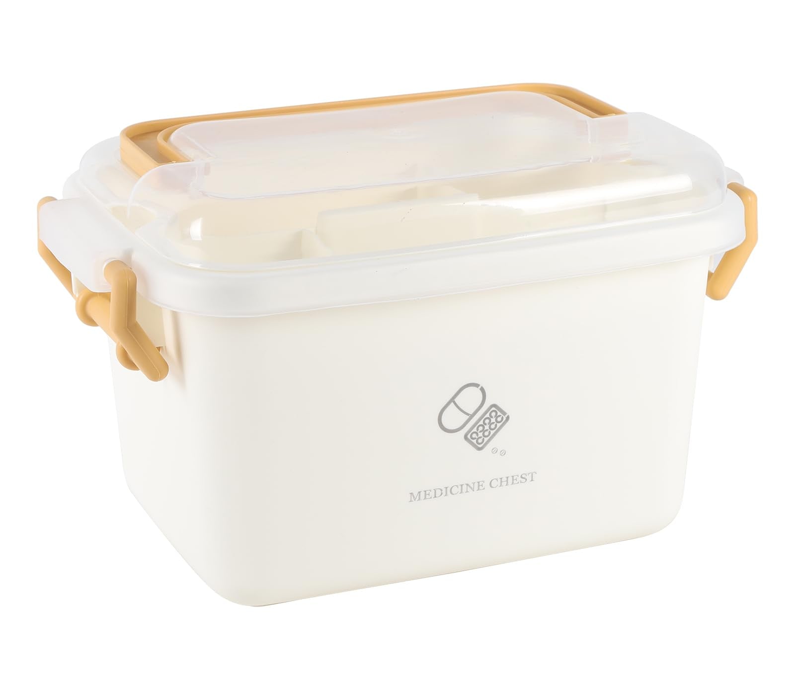 Gzsekken Medicine Storage Box | Portable First Aid Organizer with Tray