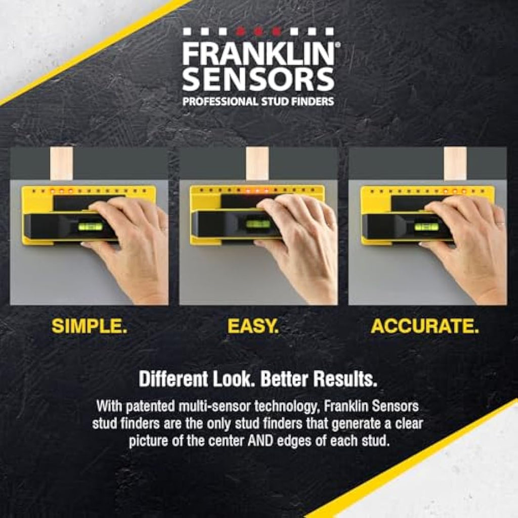 Franklin Sensors ProSensor 710+ Stud Finder | 13-Sensor Wall Scanner