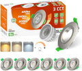ALUSSO 6W Tilt LED Downlights | 3CCT Dimmable Ultra Slim Recessed Spotlights