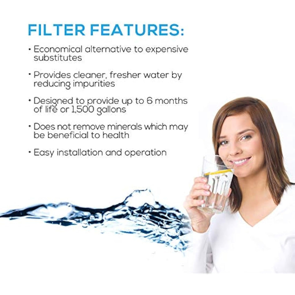 EcoAqua EWF-8007A Water Filter for Lincat FC04 FX Series - 2 Pack