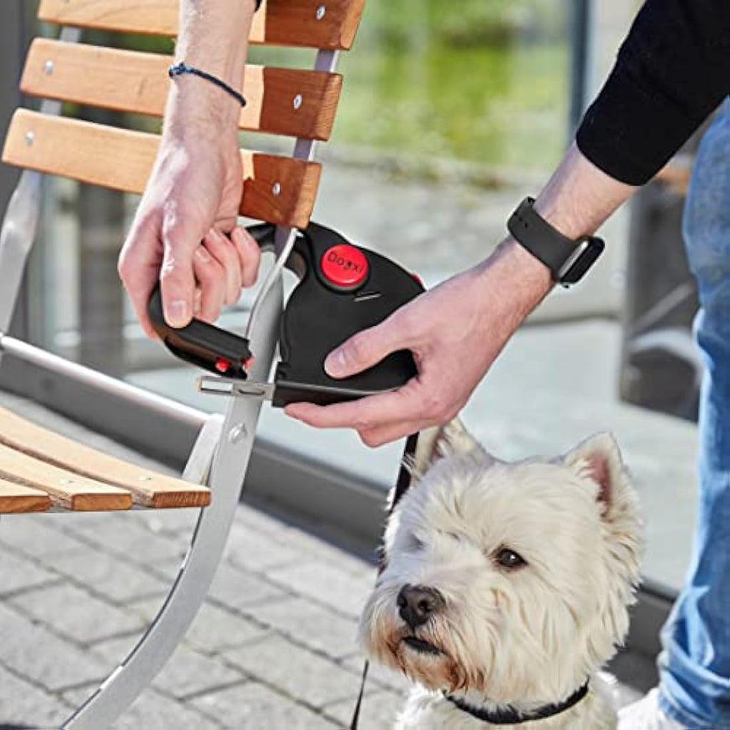 5m Retractable Dog Lead with Car Seatbelt Buckle