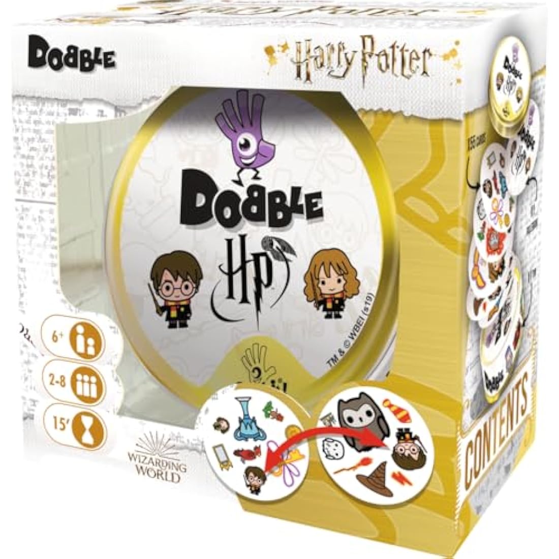 Harry Potter Dobble Card Game by Asmodee – Family Observation Game