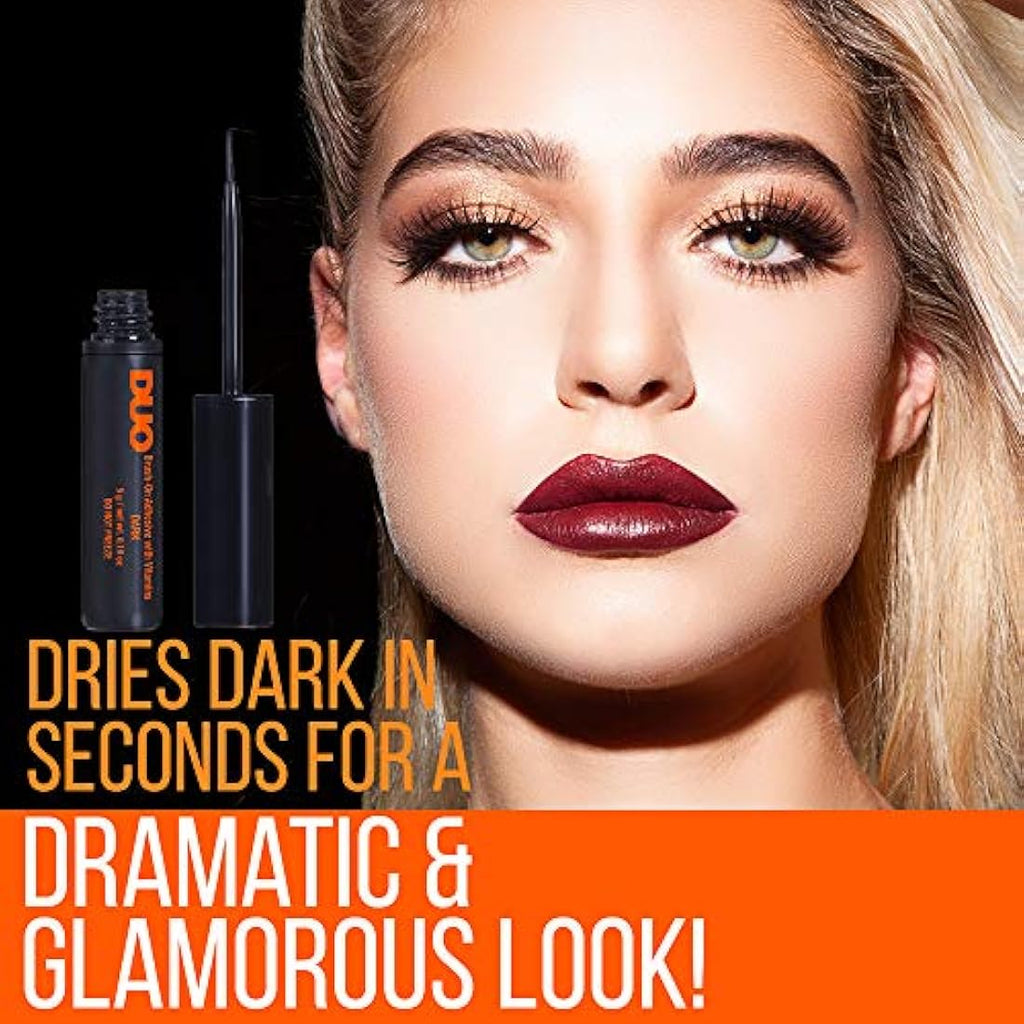 Duo Brush-On Striplash Adhesive – Black Latex-Free Lash Glue, 5g