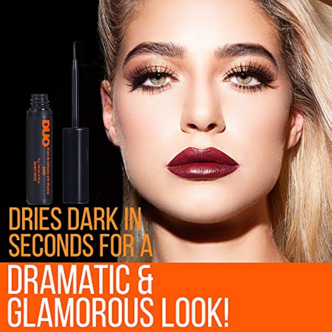 Duo Brush-On Striplash Adhesive – Black Latex-Free Lash Glue, 5g