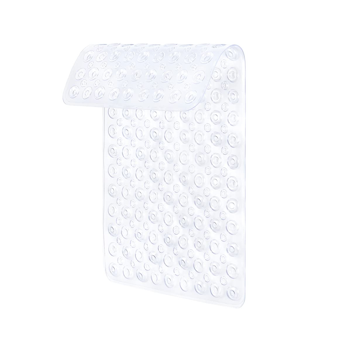 Jolof Store Non-Slip Bath Mat – Anti-Mould PVC Shower Mat, Clear, 70x40cm