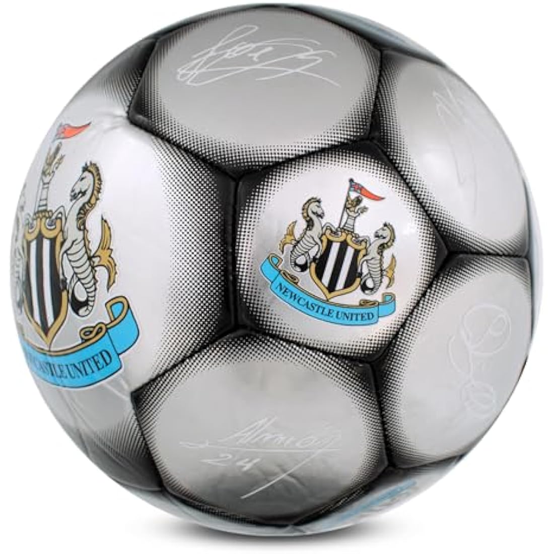 Hy-Pro Official Classic Signature Football – Metallic Training Ball, Size 5