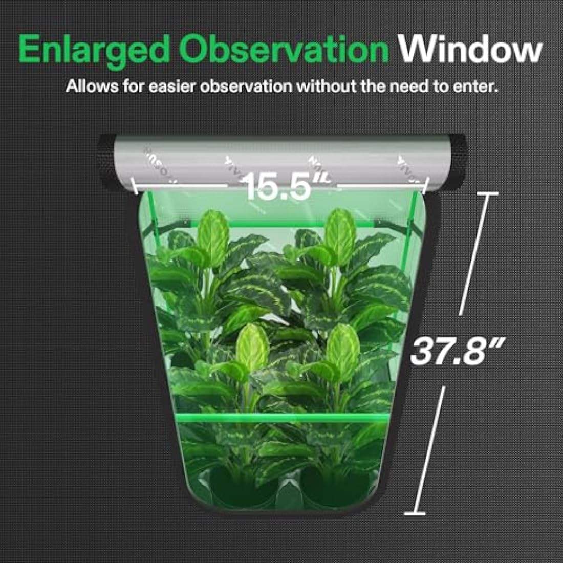 VIVOSUN PRO Grow Tent | 90x90x180cm Reflective Mylar with 22mm Poles