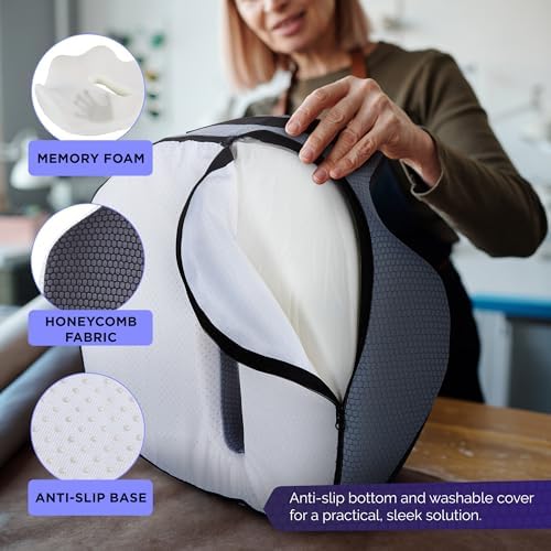 Memory Foam Donut Cushion – Orthopaedic Tailbone Relief