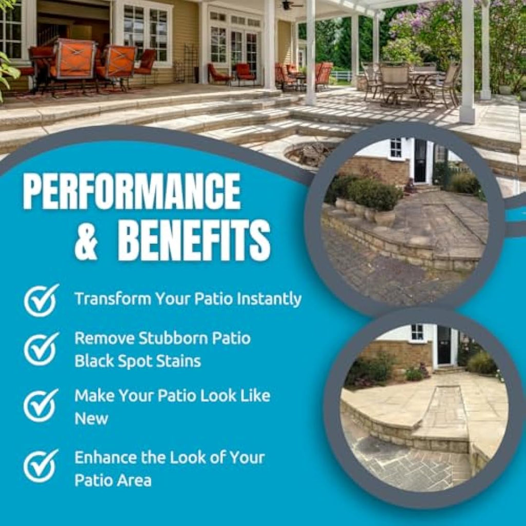 SmartSeal Patio Cleaner Xtreme | Black Spot Remover for Stone - 5L