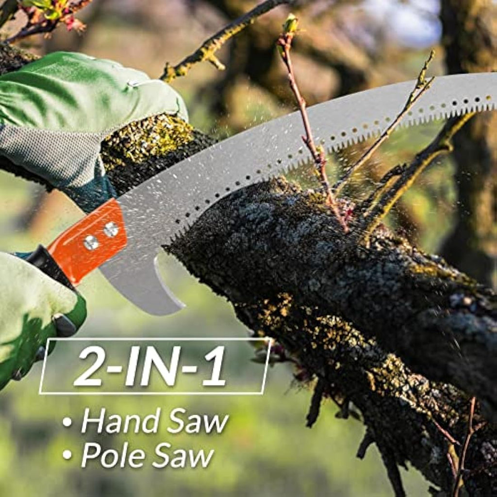 Walensee Pole Saw for Tree Trimming | 235cm Stainless Steel Manual Pruner