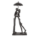 Aoneky Iron Couple Sculpture - Romantic Metal Figurine for Anniversary Gift
