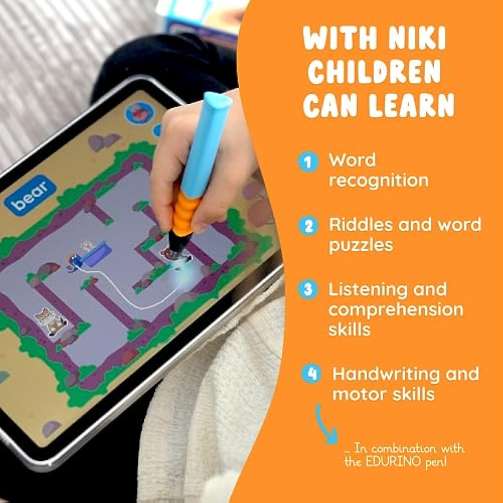Edurino Niki Starter Set | Literacy & Writing Educational Toy for Kids