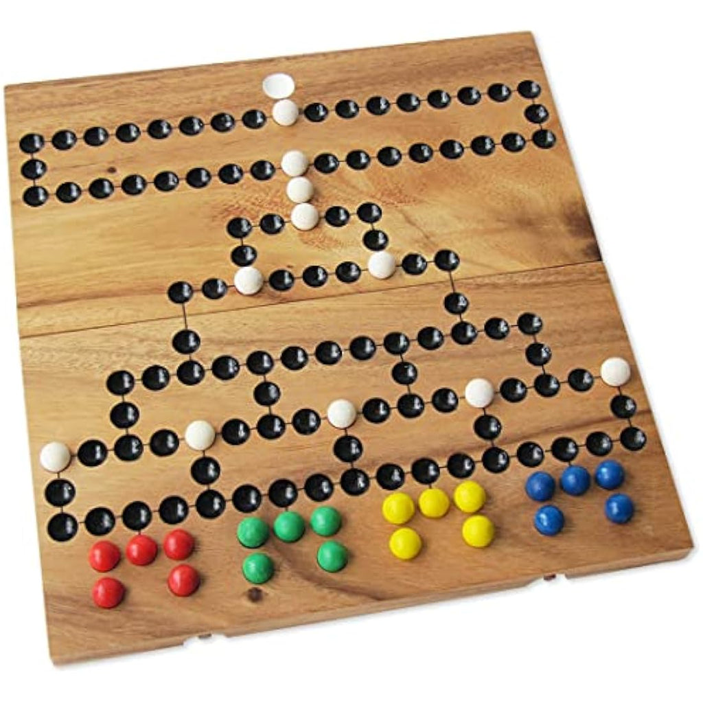 Barricade Malefitz Strategy Board Game | Eco-Friendly Wooden Travel Set