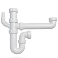 Hulthor Universal Double Bowl Kitchen Sink Waste Kit | 40mm Trap Fittings