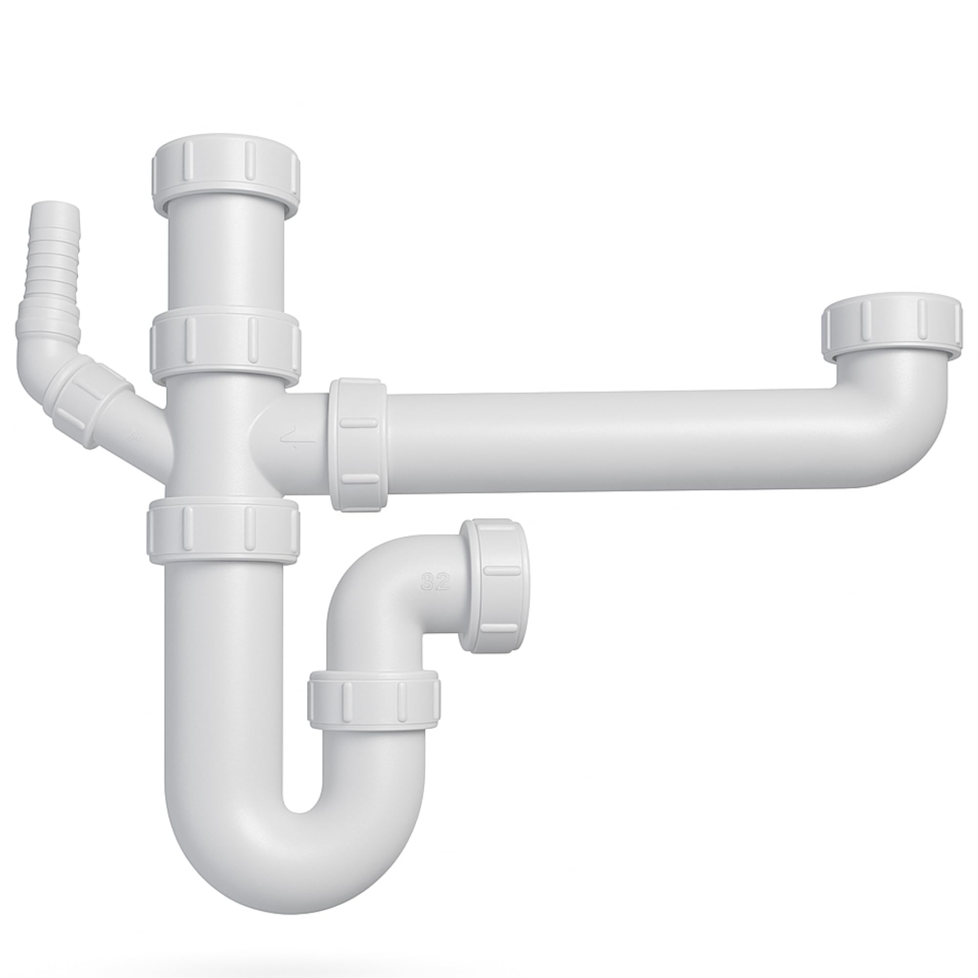 Hulthor Universal Double Bowl Kitchen Sink Waste Kit | 40mm Trap Fittings