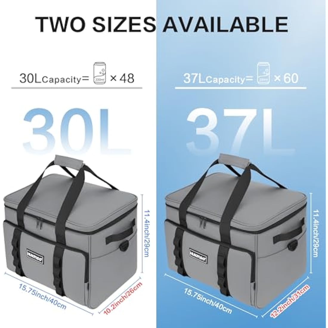 Hulongo 30L Insulated Cooler Bag – Leakproof Waterproof Thermal Bag