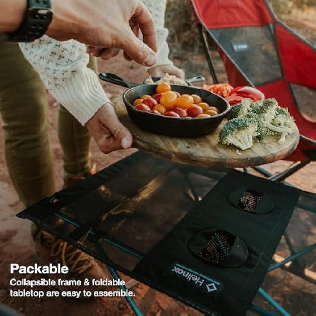 Helinox Table One – Lightweight Portable Camping Table with Cup Holders