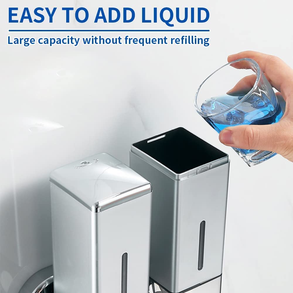 Wall Mounted Soap Dispenser - 1000ml No-Drill Shower Pump