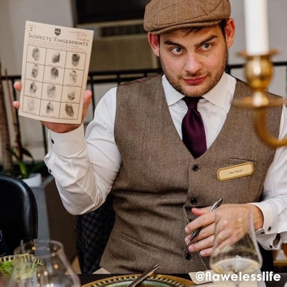 Talking Tables Murder Mystery Game - Reusable Party Kit for 5-13 Players