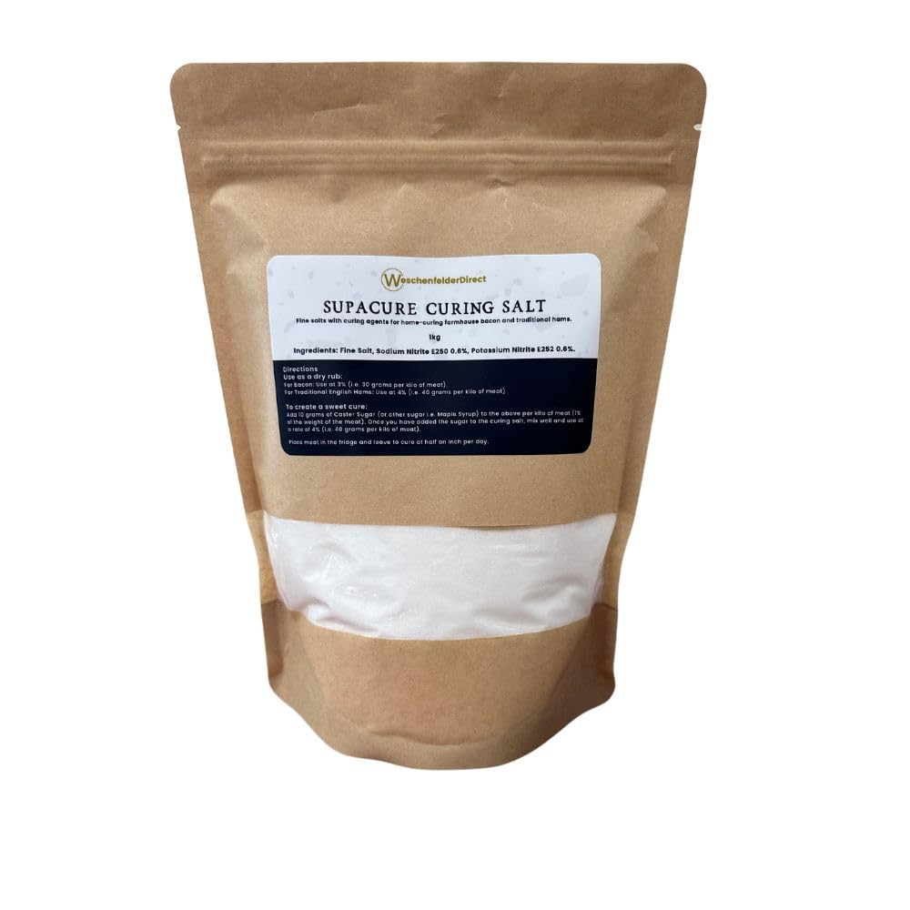 Jolof Store Supacure Bacon and Ham Curing Salts for Meat Preservation – 1kg