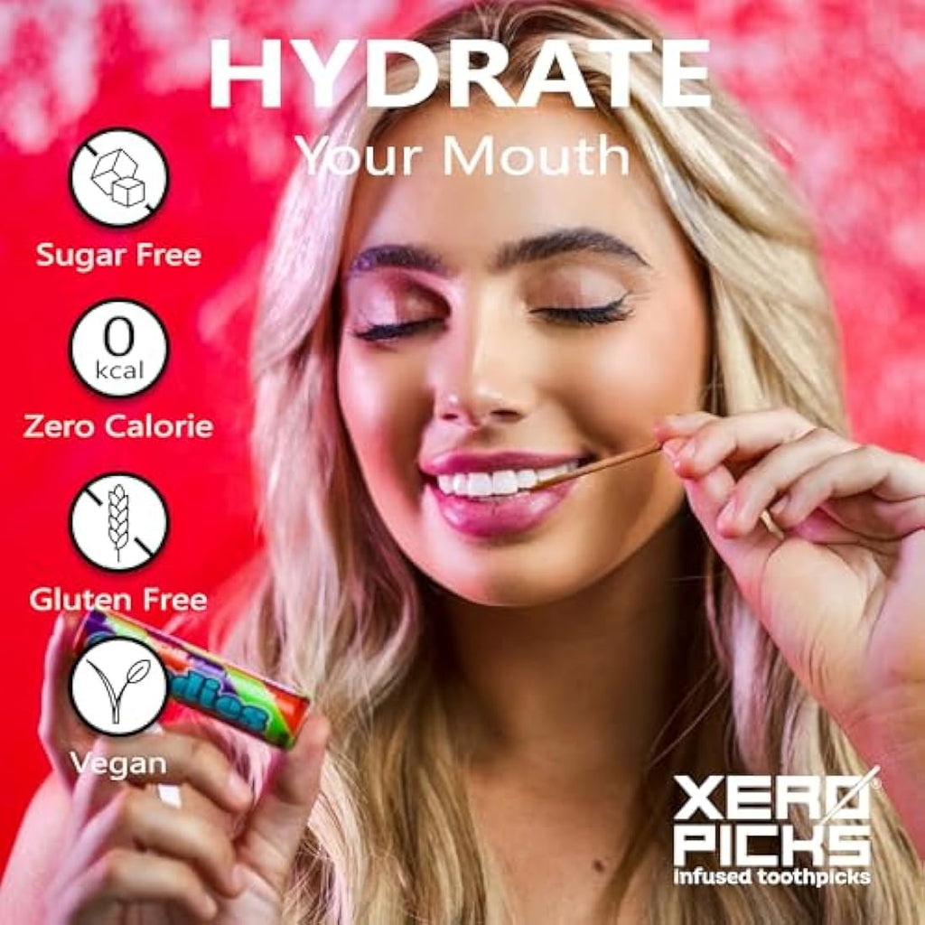 Xero Picks Candies Flavored Toothpicks | Dry Mouth Relief | 5 Pack