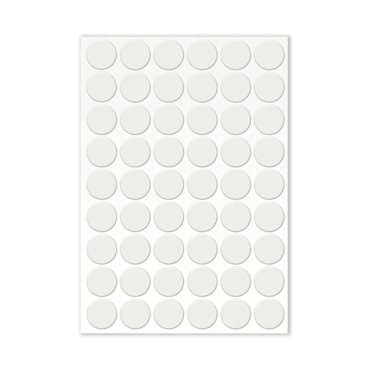LICQIC Screw Hole Covers, 54 Pcs 21 mm, White - image 1
