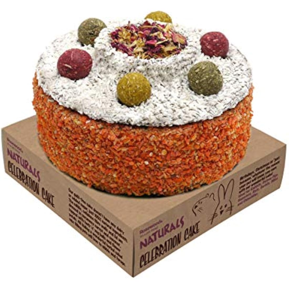 Rosewood Naturals Celebration Cake | Edible Small Animal Birthday Treat