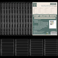 Clear Stamp Sleeves – 12 Pack Multi-Row Binder Inserts