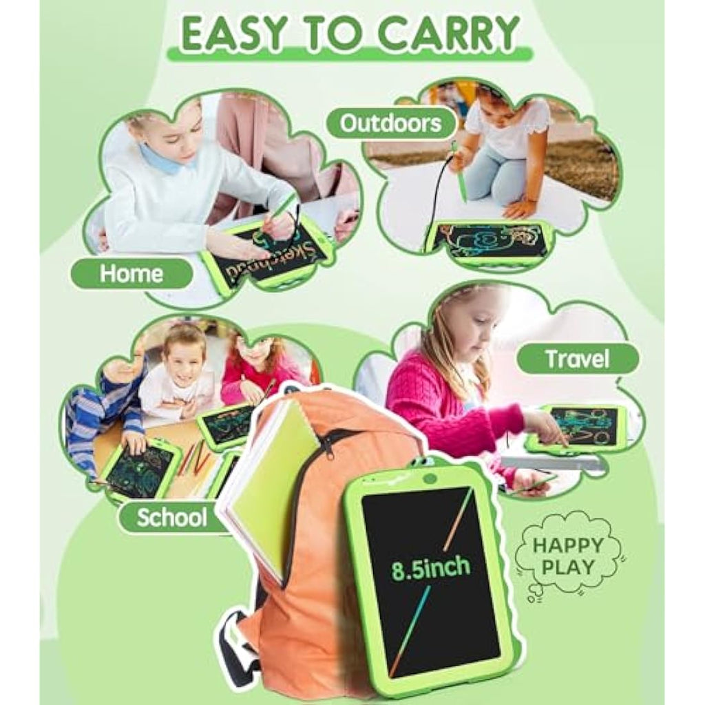 Dinosaur LCD Drawing Tablet | 8.5 Inch Writing Pad for Kids