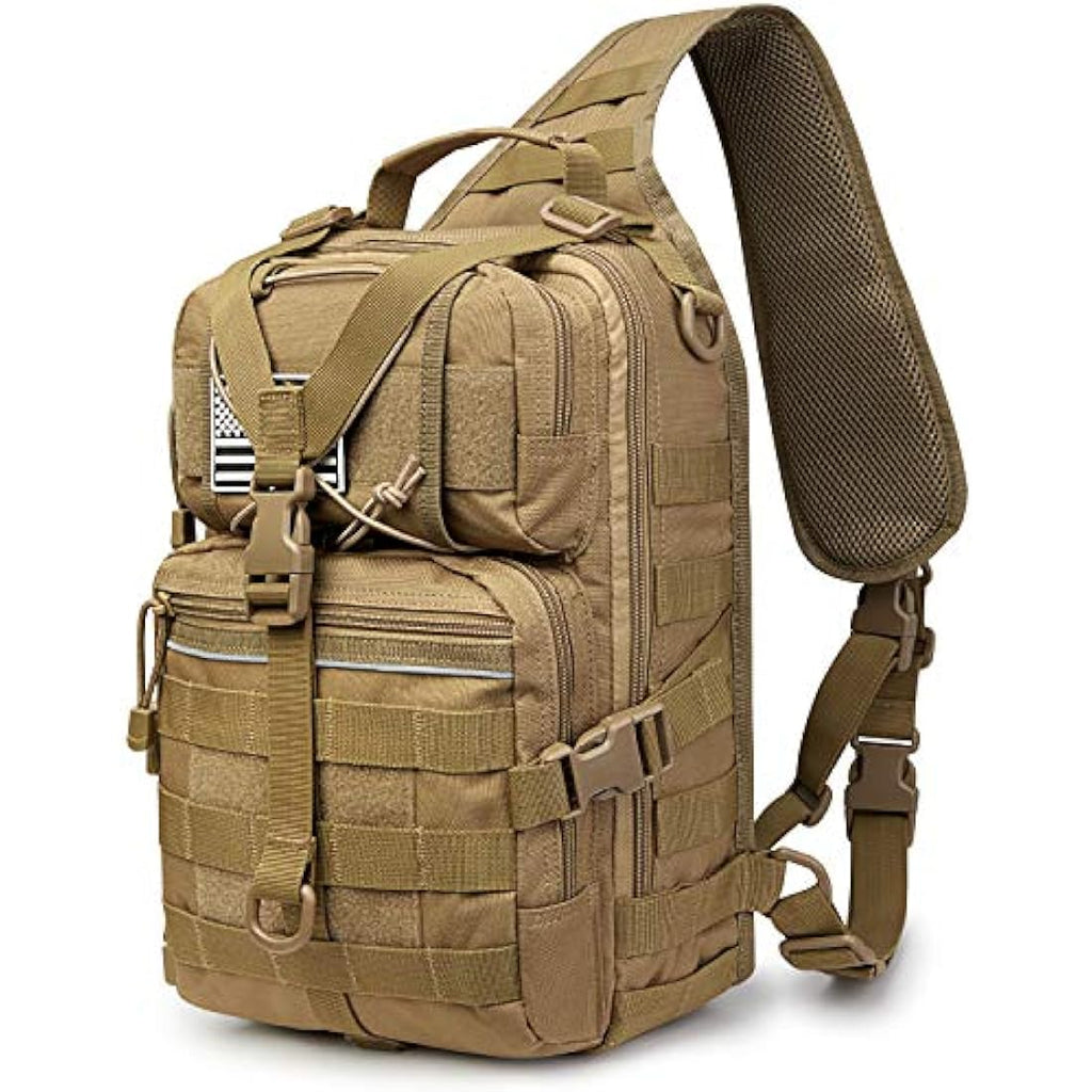 G4Free Tactical Sling Backpack | 15L Molle EDC Military Shoulder Bag