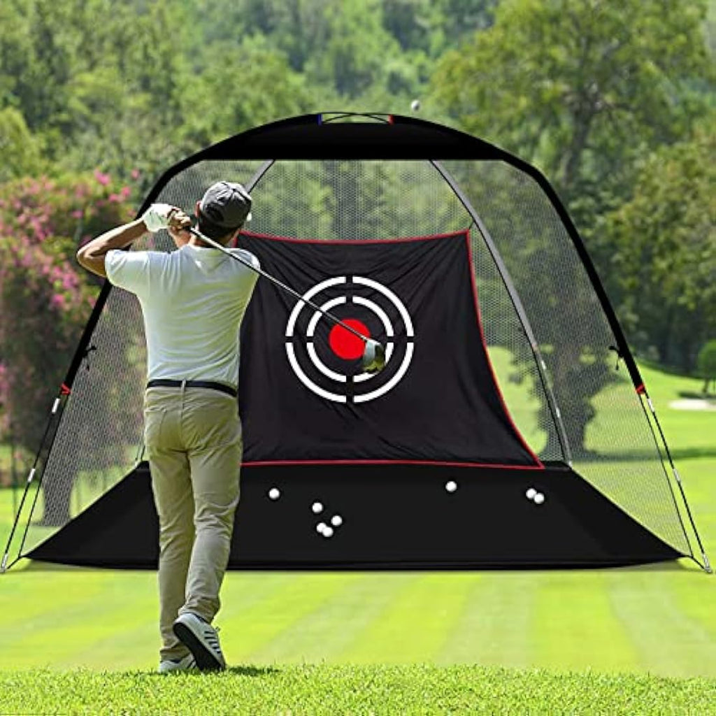 KAIDIDA Golf Practice Hitting Net – Portable Heavy Duty Driving Net for Backyard