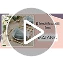 MATANA 180-Piece Gold Plastic Cutlery Set – Reusable Heavy Duty Tableware