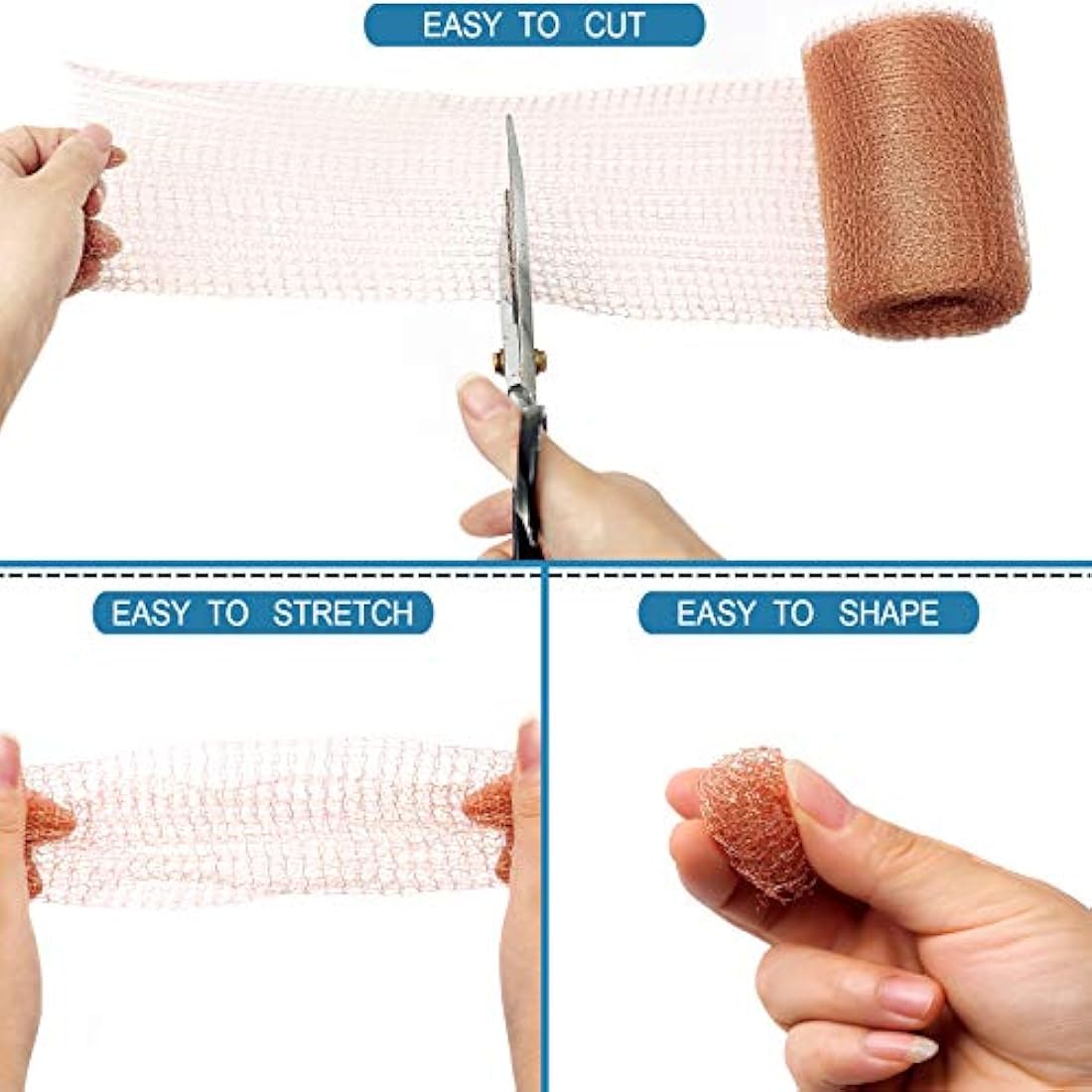 Pure Copper Mesh – 20ft Rodent & Pest Control Wire Blocker