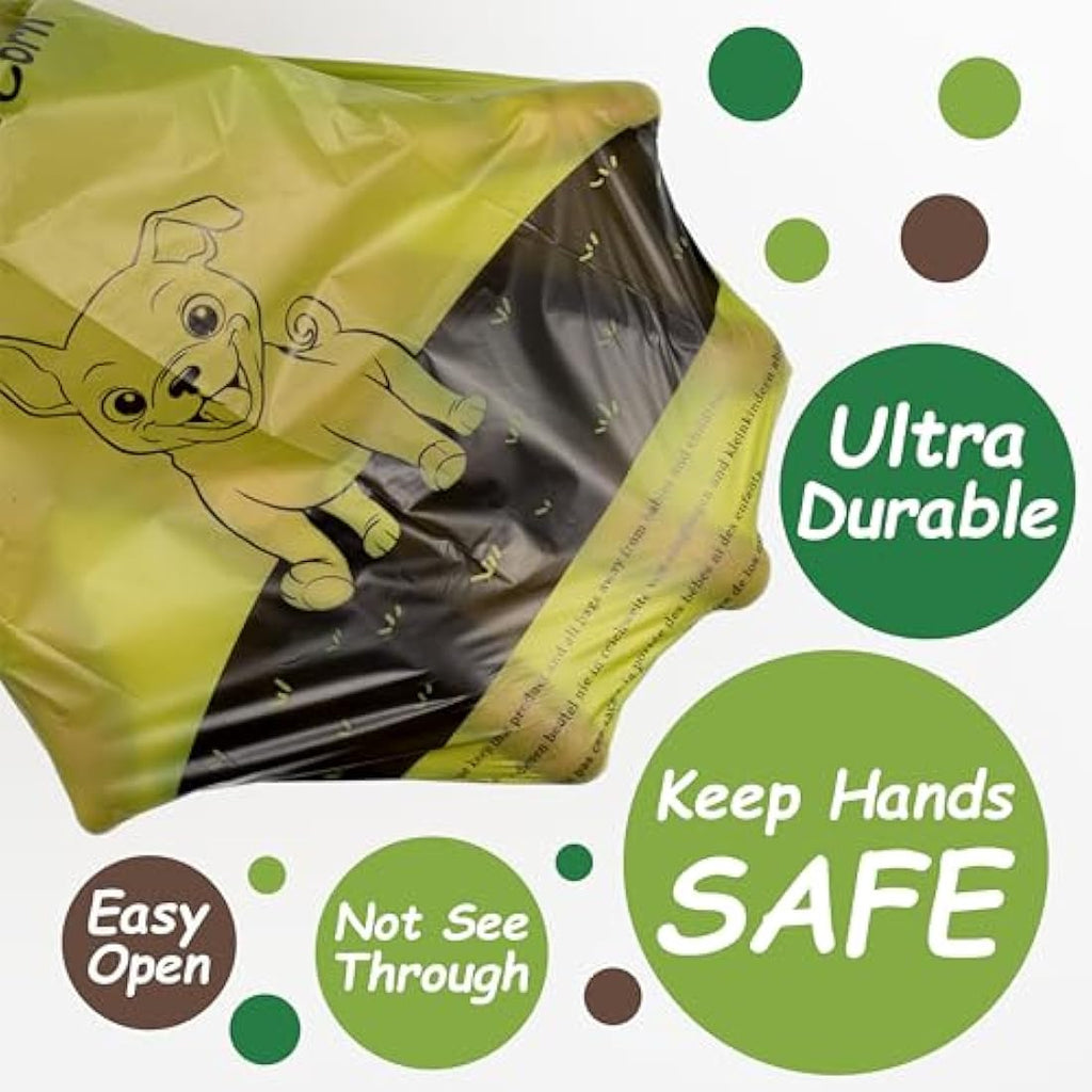 Greener Walker Dog Waste Bags | 1080 Leak-Proof Extra Thick Poop Bags