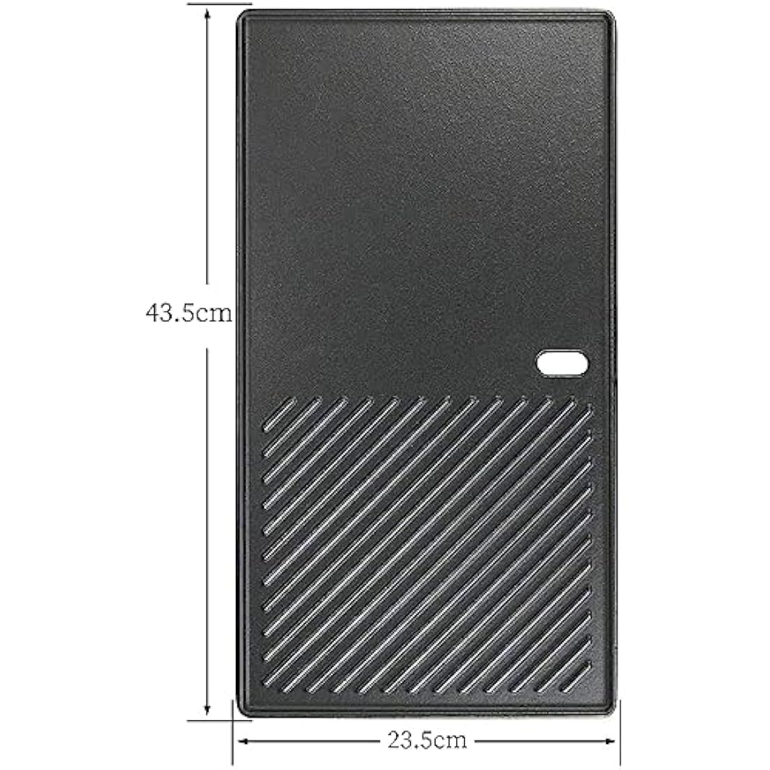 GFTIME Cast Iron Griddle Plate for Landmann Triton 2 & Miton 4 – 43.4x23.6cm