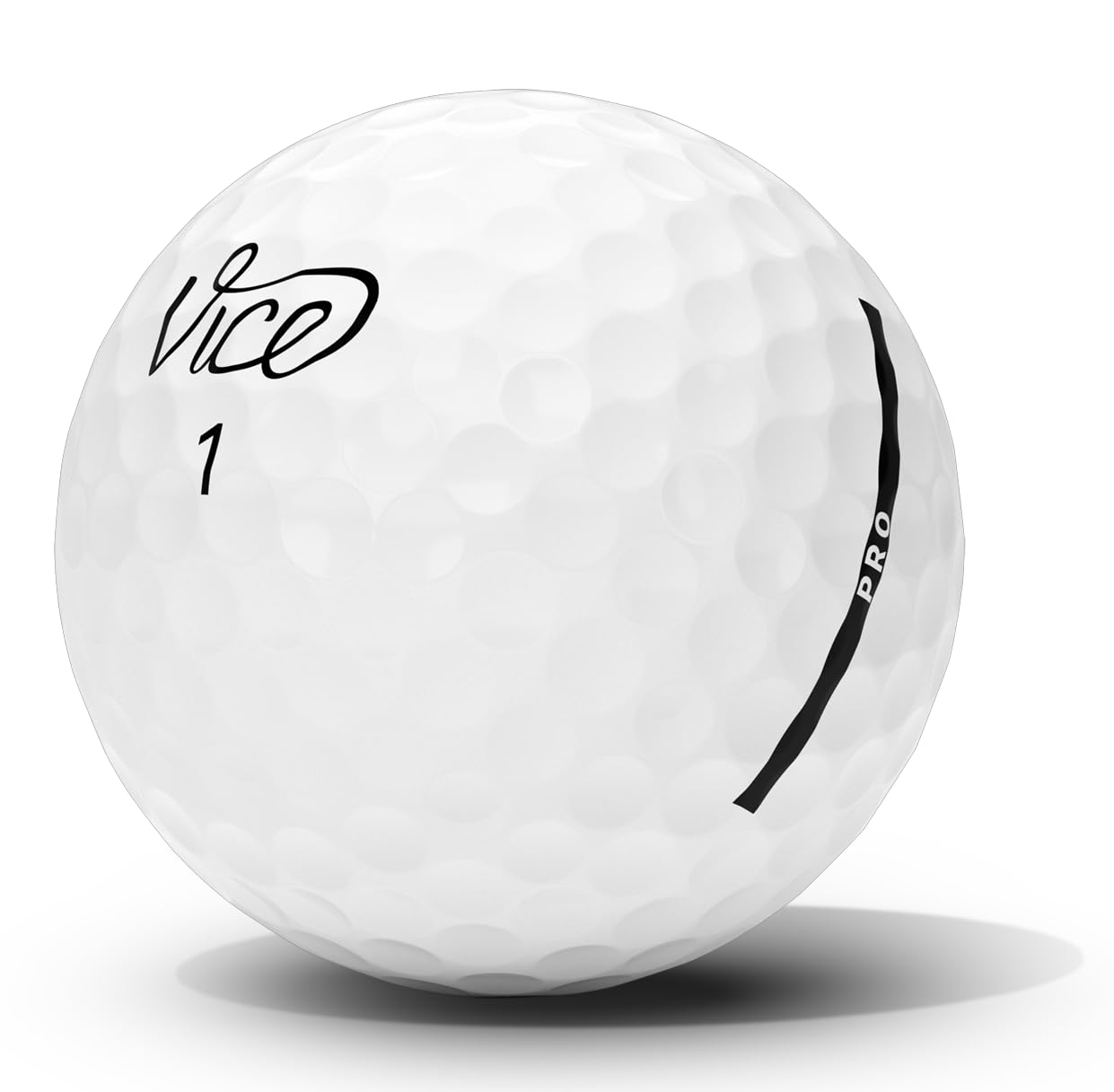 Vice Golf Pro White Golf Balls – 3-Piece Cast Urethane Cover (2020)