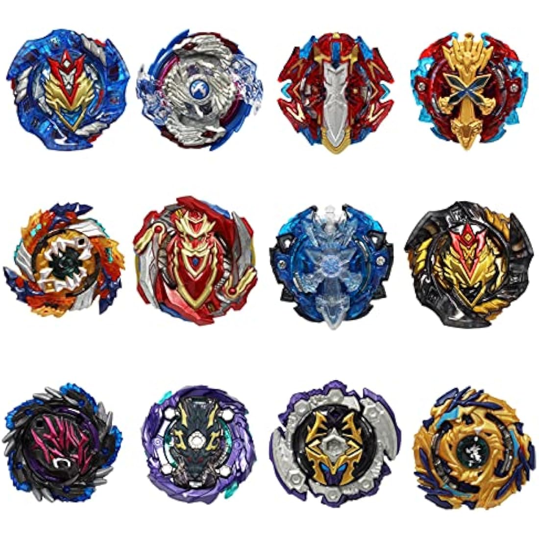 BeyGyro 12-in-1 Burst Spinning Top Battle Set with Storage Case
