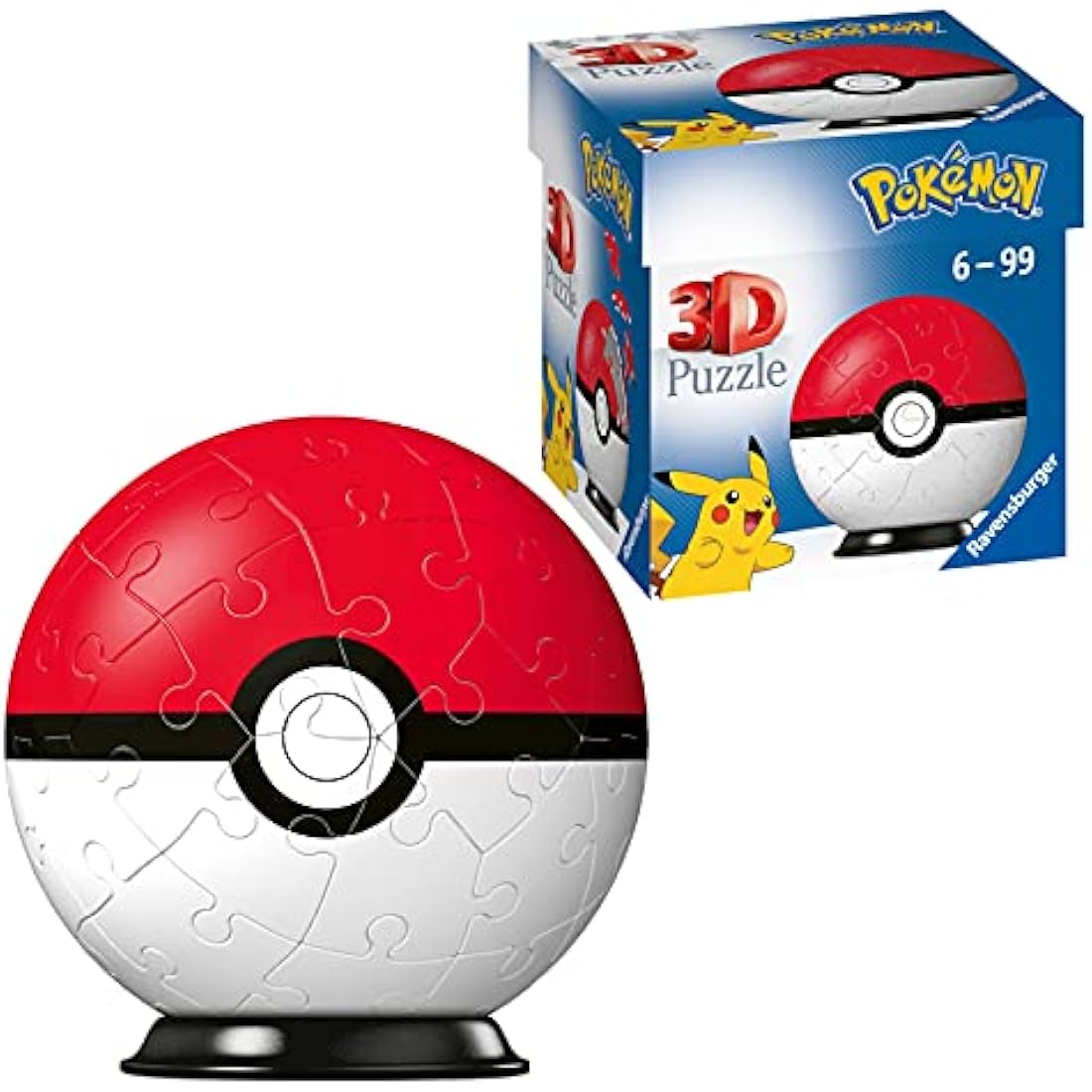 Ravensburger Pokemon Poké Ball 3D Jigsaw Puzzle - 54 Pieces for Kids