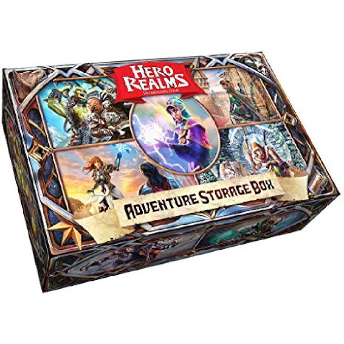 Hero Realms Adventure Storage Box | Wise Wizard Games Card Organizer