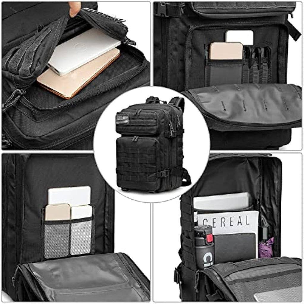 G4Free 40L Tactical Molle Backpack – Durable 1000D Hiking Assault Pack