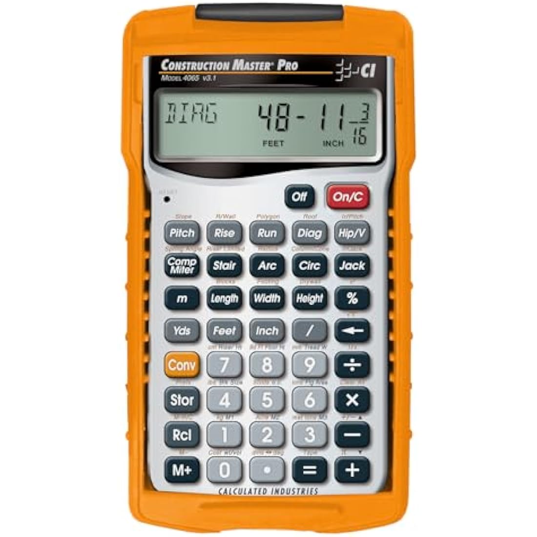 Calculated Industries 4065 Construction Master Pro Calculator – Silver