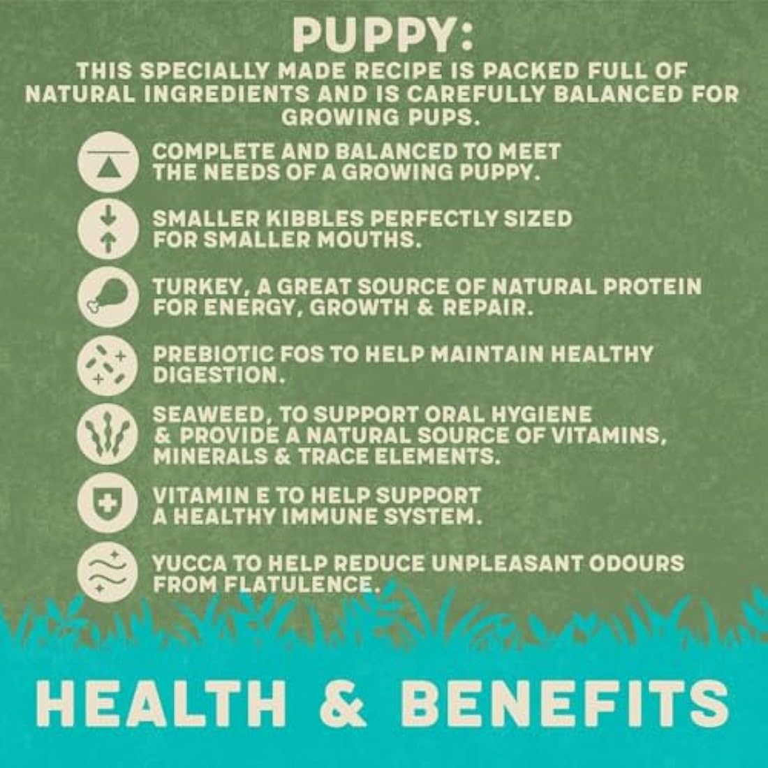 Harringtons Puppy Dry Dog Food – Natural Turkey & Rice Kibble, 10kg