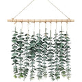 Weldomcor Artificial Eucalyptus Wall Hanging Decor | Boho Farmhouse Greenery