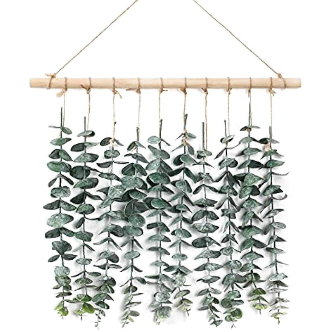 Weldomcor Artificial Eucalyptus Wall Hanging Decor | Boho Farmhouse Greenery