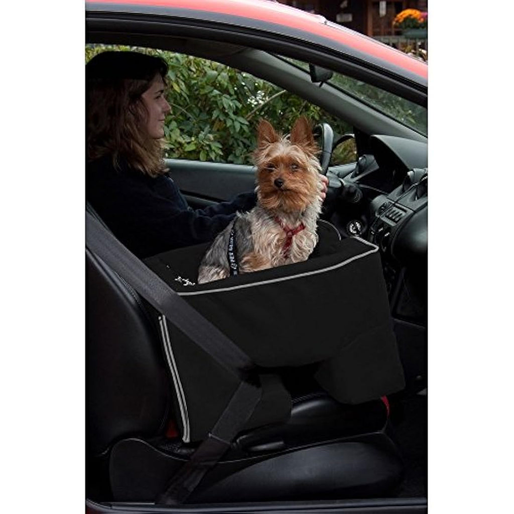 Pet Gear Booster Car Seat |  Medium Microsuede Pet Bed - Black