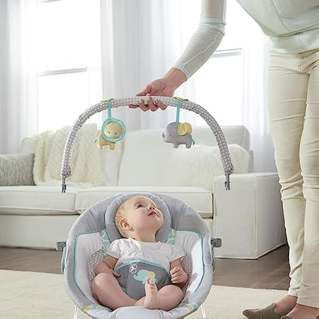 Ingenuity Baby Bouncer – Soothing Vibrating Infant Seat, Morrison