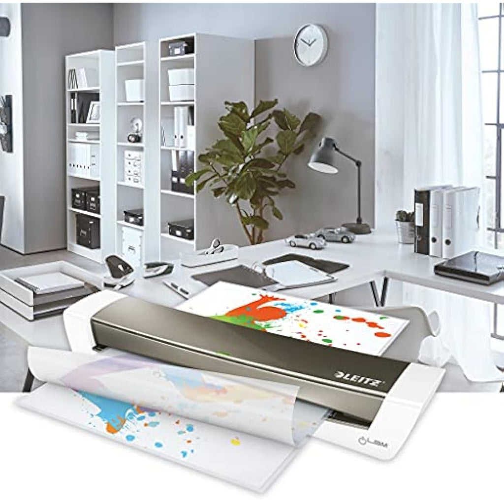 Leitz iLam A3 Laminator – Metallic Dark Grey Home Office Document Machine