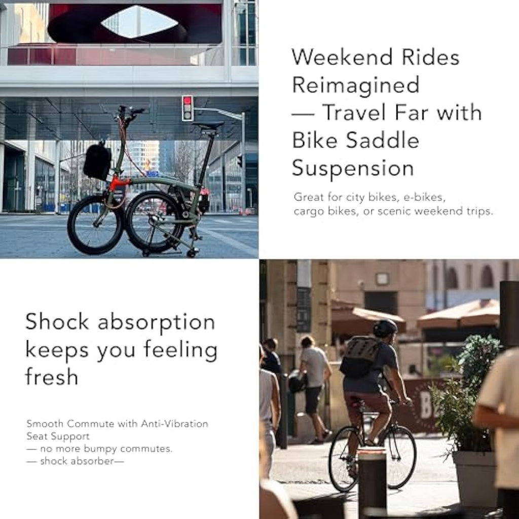 Jolof Store Air Seat 25 Suspension Seatpost | 360° Shock Absorption