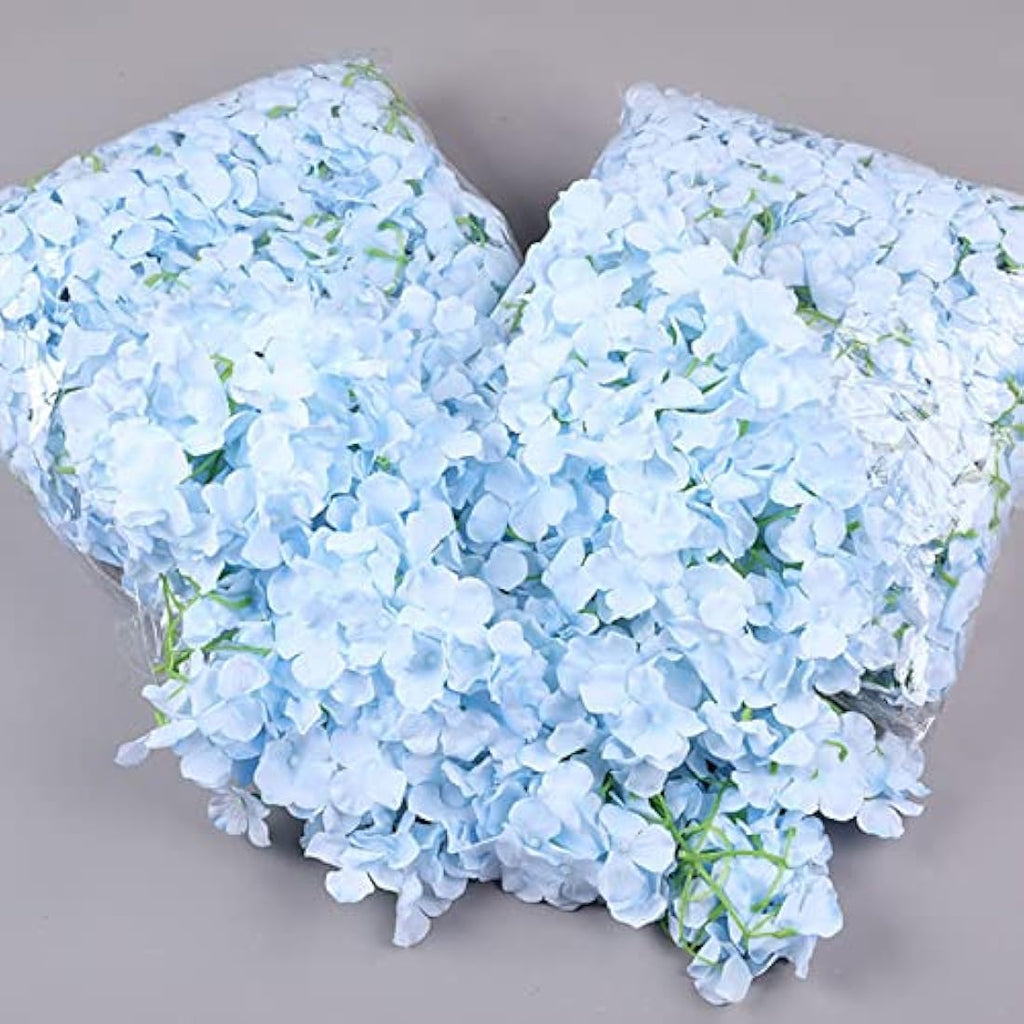 FagusHome 30 Pcs Silk Hydrangea Heads | Artificial Flowers for Weddings